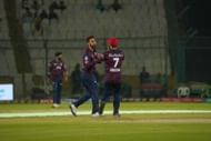 Agha Salman celebrating a wicket (Image Courtesy: X/Pakistan Super League)